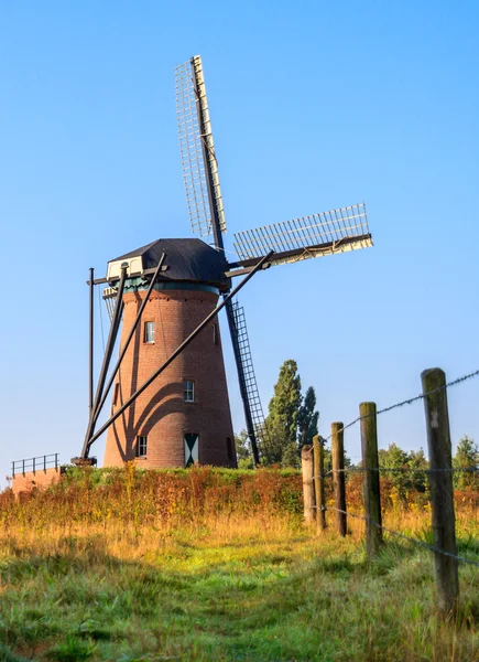 Niederländische Windmühle lizenzfreie Stockbilder