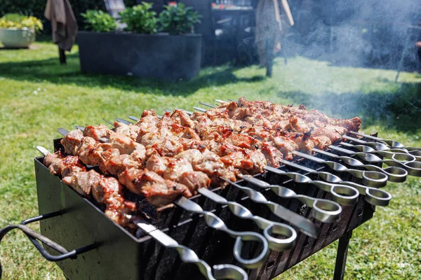 Mięso Grillu Grill — Zdjęcie stockowe