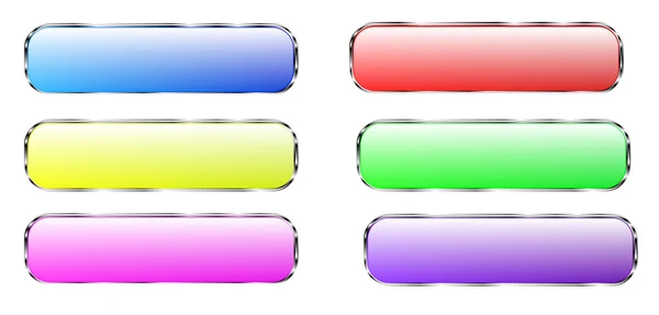 Botones coloridos — Vector de stock