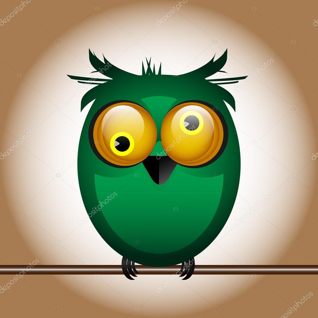 Funny owl Stock Vector Image by ©dasha122007 #46188397