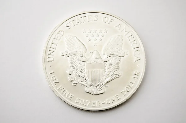 Ένας αετός Ασημένιο Δολάριο ΗΠΑ. — Φωτογραφία Αρχείου