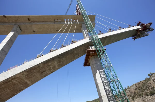 Ponte in costruzione — Foto Stock