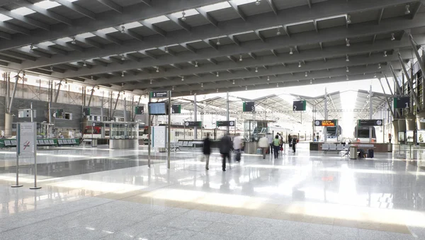 Railway station hall — Stockfoto