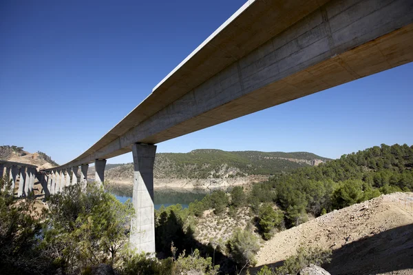 Pontes ferroviárias e rodoviárias — Fotografia de Stock