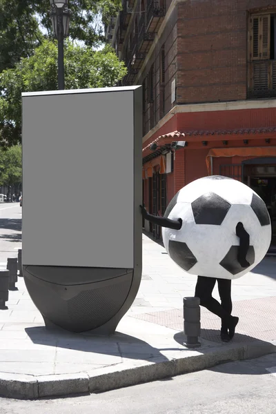 Disfraz de pelota de fútbol —  Fotos de Stock