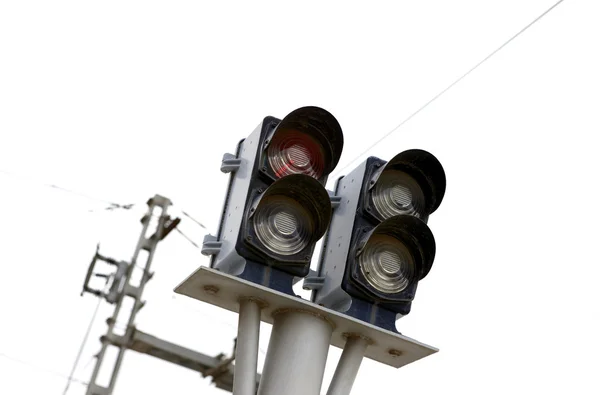 Railways traffic lights — Stock Photo, Image