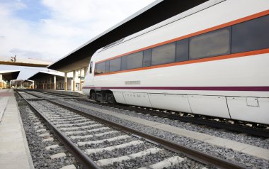 tren istasyonunda tren