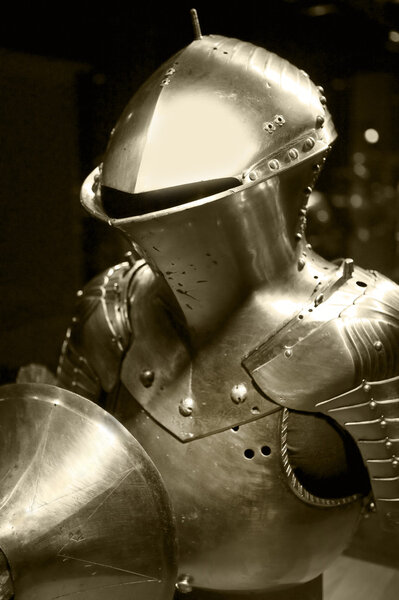 Iron reinforcement suit of armor of the middle age