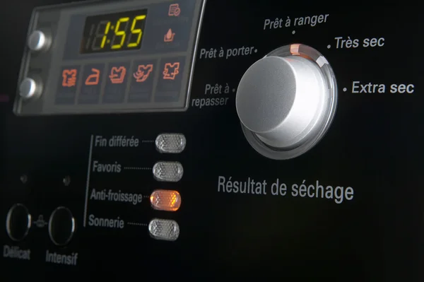 Washing machine control pannel — Stock Photo, Image