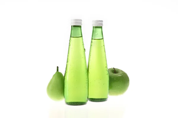 Pommes et poires ingrédients de boisson — Photo