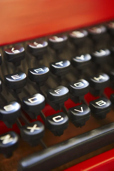 Retro schrijfmachine toetsen — Stockfoto