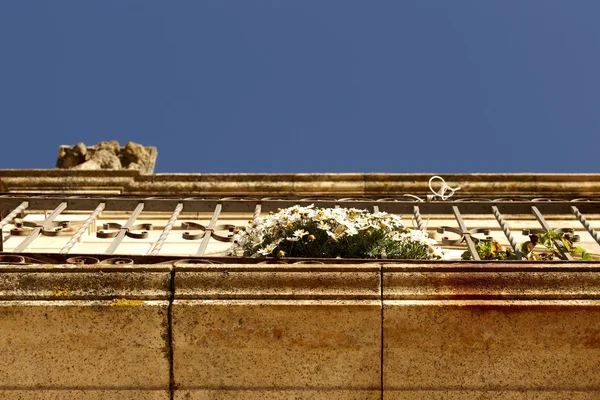 Düşük açılı çekim balkon — Stok fotoğraf