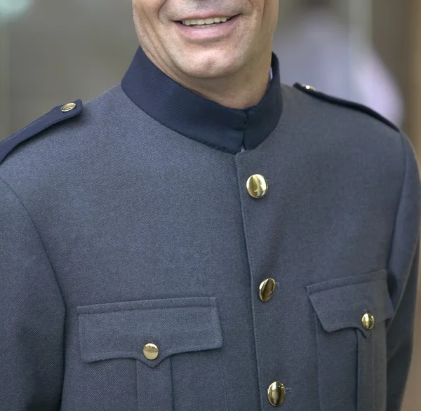 Bellhop uniforme — Fotografia de Stock