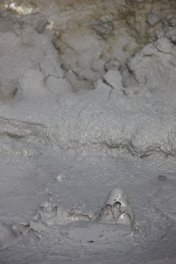 İzlanda çamura kaynar kabarcıklar.