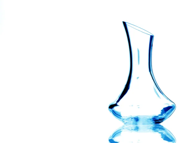 Džbán sklo víno izolované — Stock fotografie