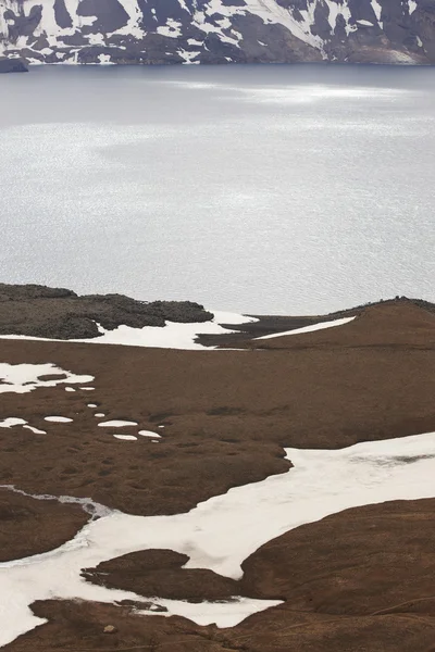 Askja and Viti craters in Iceland — Stock Photo, Image