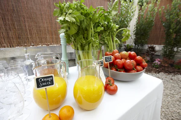 Hüttenfrühstück — Stockfoto