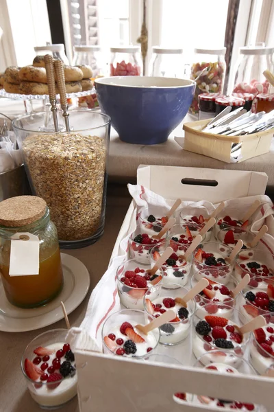 Hotel breakfast — Stock Photo, Image