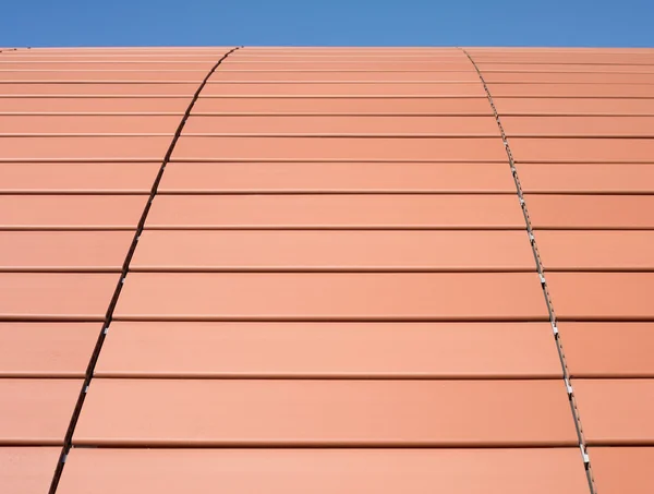 Moderní architektura s cihlovými oblouky detail — Stock fotografie