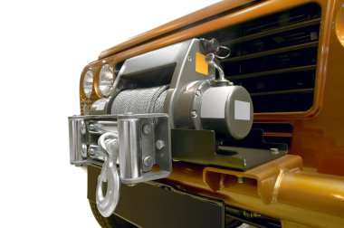 metal kablo tel offroad donanımları ile vinç 