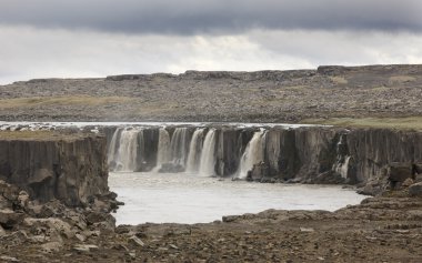 İzlanda. Selfoss şelale. jokulsargljufur Milli Parkı.
