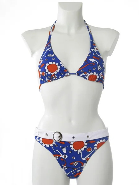 Women mannequin with colorful bikini. — Stock Photo, Image