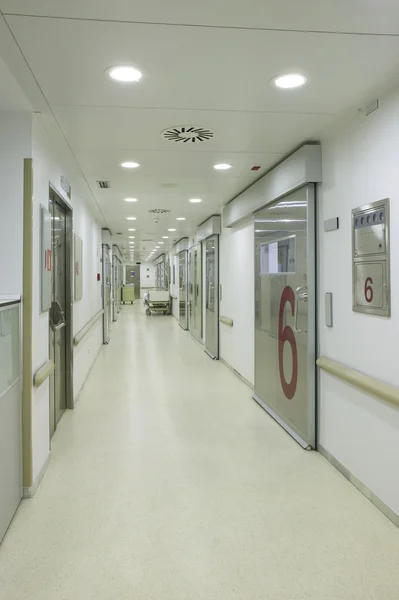 Hospital emergency and surgery corridor. — Stock Photo, Image