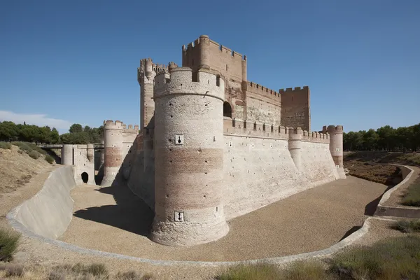 Antico castello. Medievale. Medina del Campo. Spagna — Foto Stock