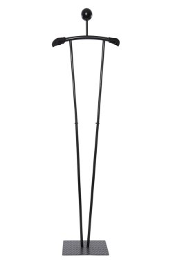 Metalik kumaş askı üzerinde beyaz izole