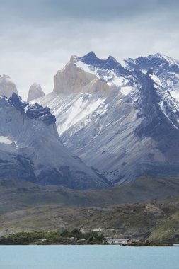 Torres del Paine peaks. Patagonian landscape. Chile clipart