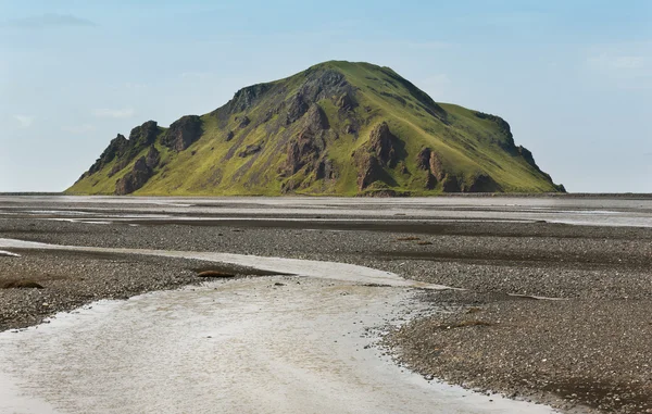 Iceland. South area. Landscape from Road F249 to Porsmork. — Stock Photo, Image