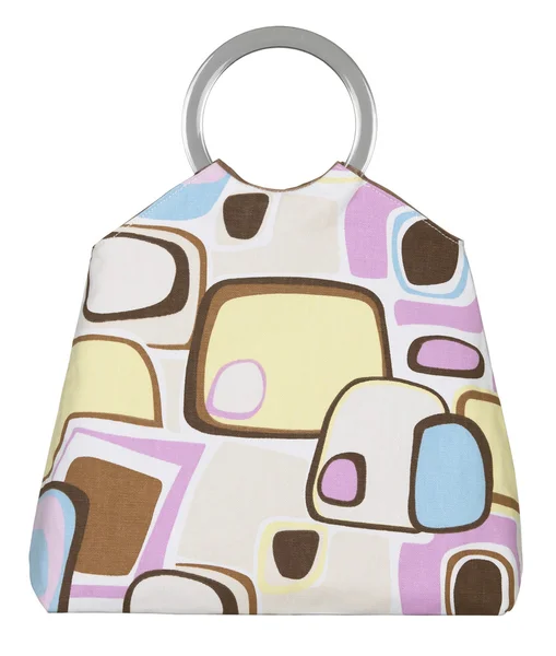 Female bag isolated on white in pastel tones — Stock Photo, Image