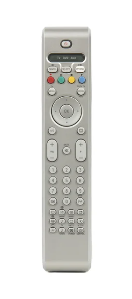 Remote control tv isolated on white — Stock Photo, Image