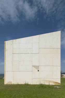 Beton monolith. manzara. Ciudad real. İspanya.