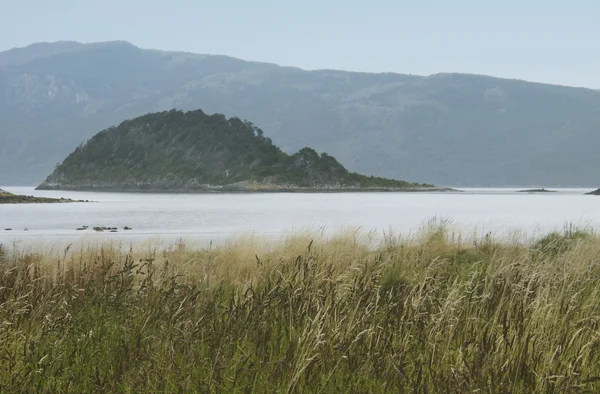 湖と山とアルゼンチンの風景 — ストック写真