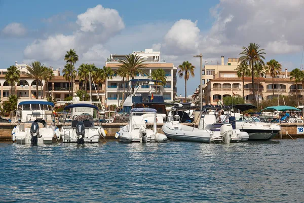 Puerto Deportivo Náutico Mallorca Colonia Sant Jordi Baleares España —  Fotos de Stock