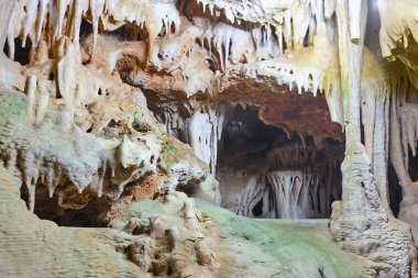 Mallorca 'daki Campanet mağaraları. Jeolojik ve mineral. İspanya