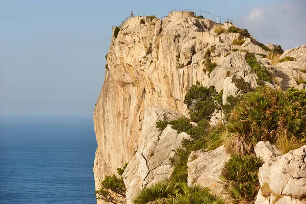 Skalisty Punkt Widokowy Wyspie Majorka Colomer Baleary Hiszpania — Zdjęcie stockowe