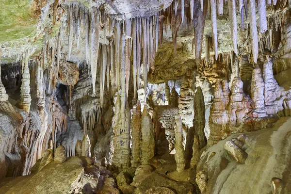 Σπήλαια Campanet Στη Μαγιόρκα Γεωλογικό Και Ορυκτό Βαλεαρίδες Νήσοι Ισπανία Royalty Free Εικόνες Αρχείου