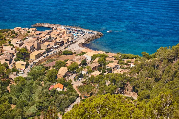 Balearic Islands Mediterranean Coastline Picturesque Village Valldemossa Port Spain — Stock Photo, Image