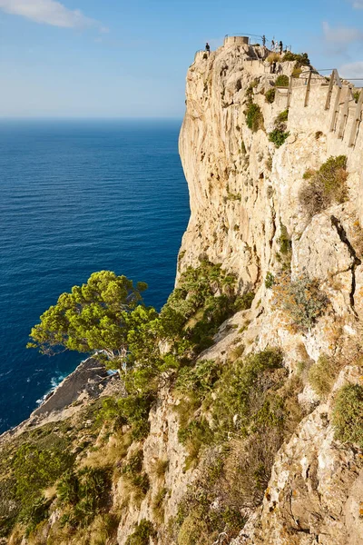 Skalisty Punkt Widokowy Wyspie Majorka Colomer Baleary Hiszpania — Zdjęcie stockowe