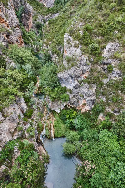 Rochers Ruisseaux Étangs Chorrador Otonel Valencia Espagne — Photo