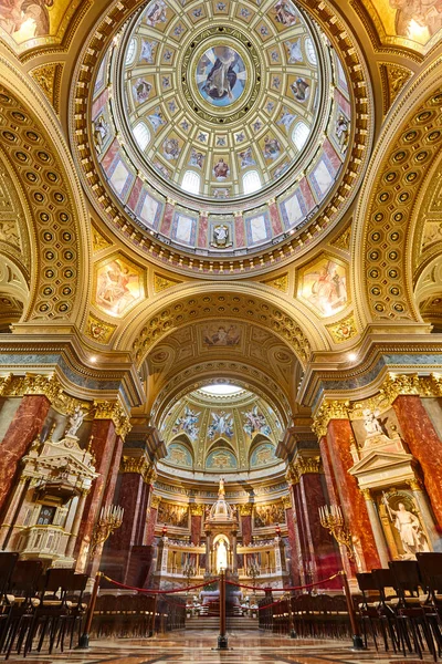 Stephen Basilica Interior Budapest City Center Hungarian Highlight — Stock Photo, Image