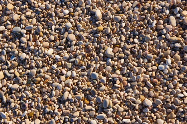 Средиземное Побережье Галечный Пляж Природа Текстурированный Фон Никто — стоковое фото