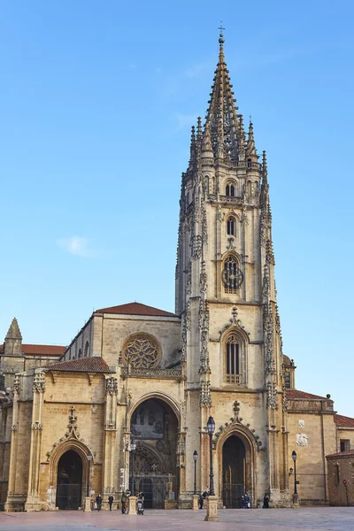 サルバドール大聖堂 オビエド市内中心部 スペインのアストゥリアス州 — ストック写真
