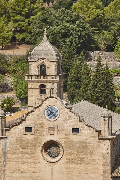 Traditionell Stenkyrka Bunyola Byn Mallorca Balearerna Spanien — Stockfoto