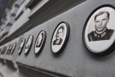 Budapeşte Anıtı. Macaristan 'da Nazizm ve komünizm mağdurları. Terör