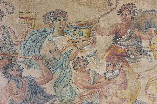 Mosaicos Romanos Sitio Arqueológico Nohales Monumento Cuenca España — Foto de Stock