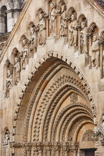 Fasáda Kaple Jaki Budapešti Varosligetiho Park Maďarská Architektonická Památka — Stock fotografie