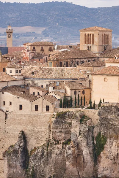 Cuenca Gamla Stenbyggnader Rey Synvinkel Castilla Mancha Spanien — Stockfoto